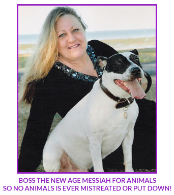 Charmaine and pet Dog